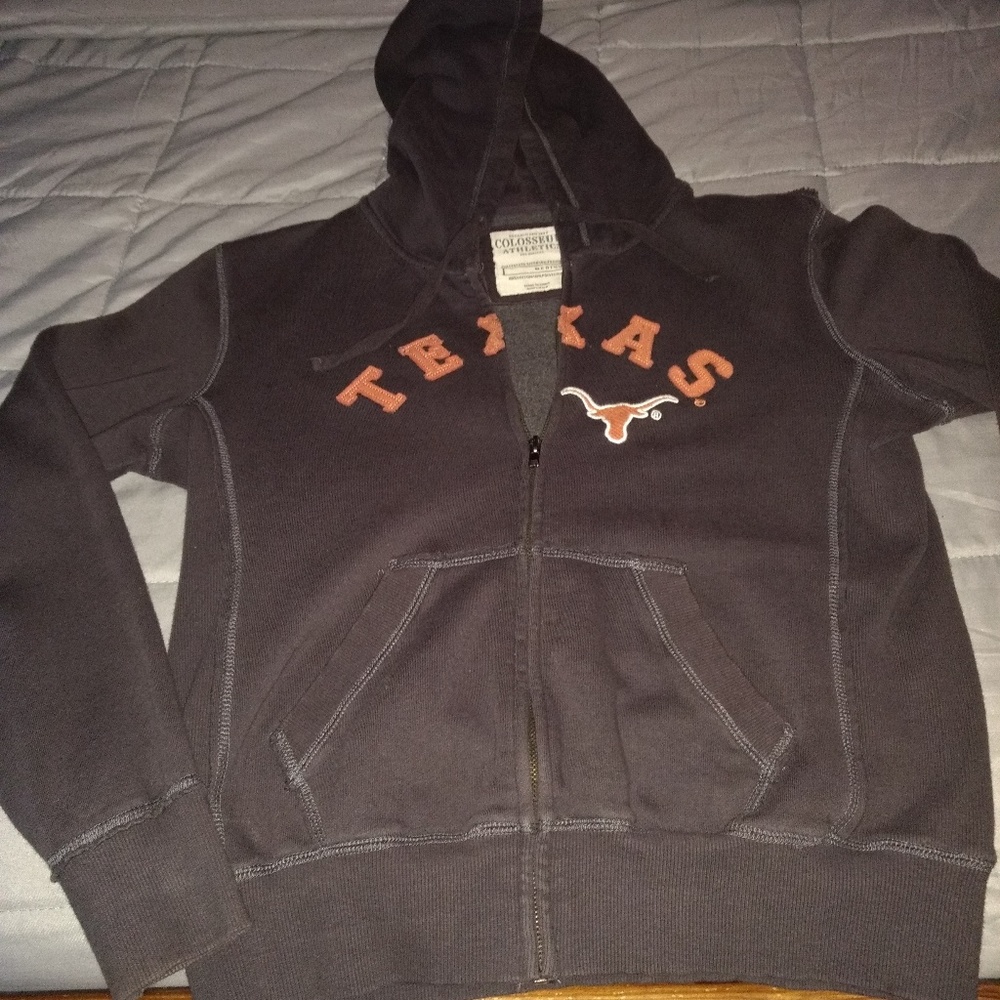 Longhorns Zip Front Hoodie